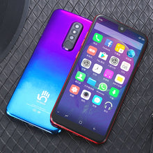 Load image into Gallery viewer, 6.0" screen Android 8.1 smartphone Fingerprint Face ID 3300mAh 4G LTE MTK 4GB 64GB cell phone Deca core mobile phone Google play